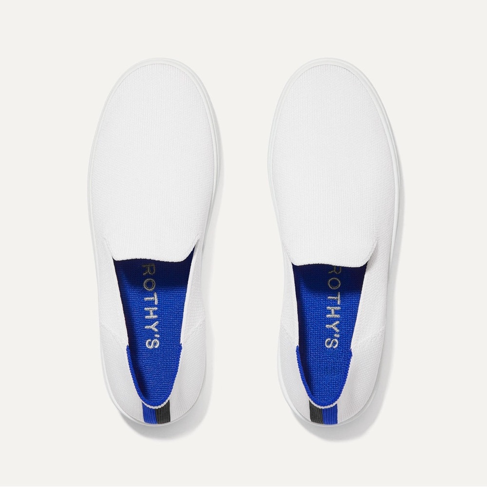 Rothys The Original Slip On Sneaker Bright White